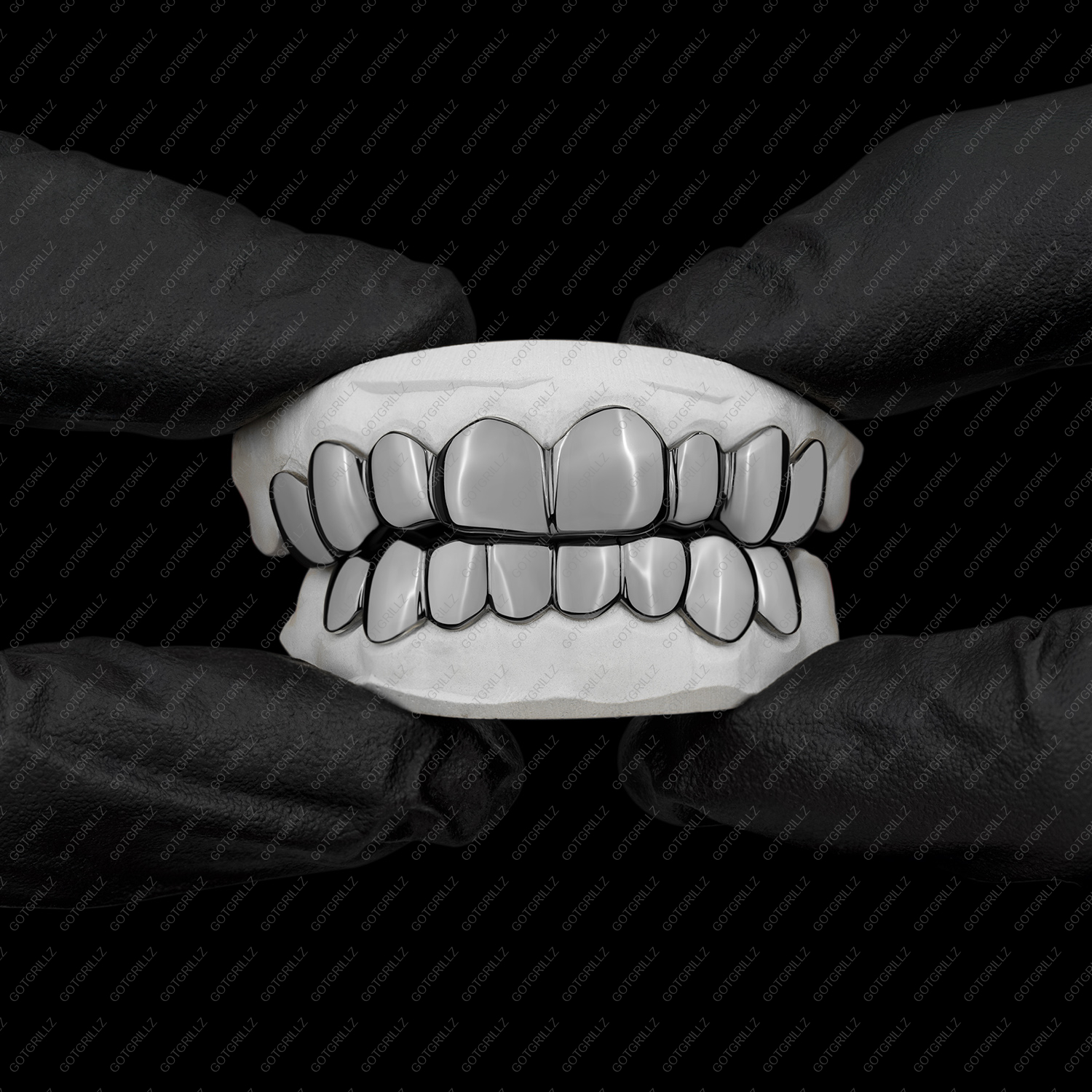Black Rhodium Classic Solid Grillz GotGrillz