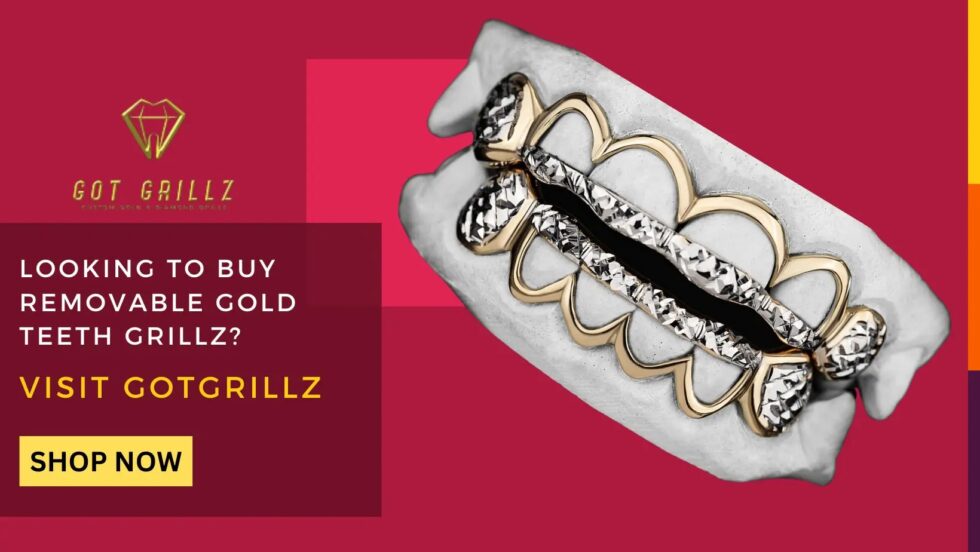 Removable Gold Teeth Grillz in Houston, Texas Contact GotGrillz